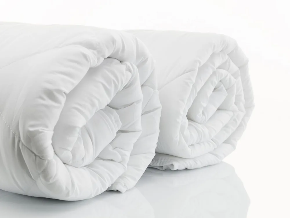 Clean white duvet